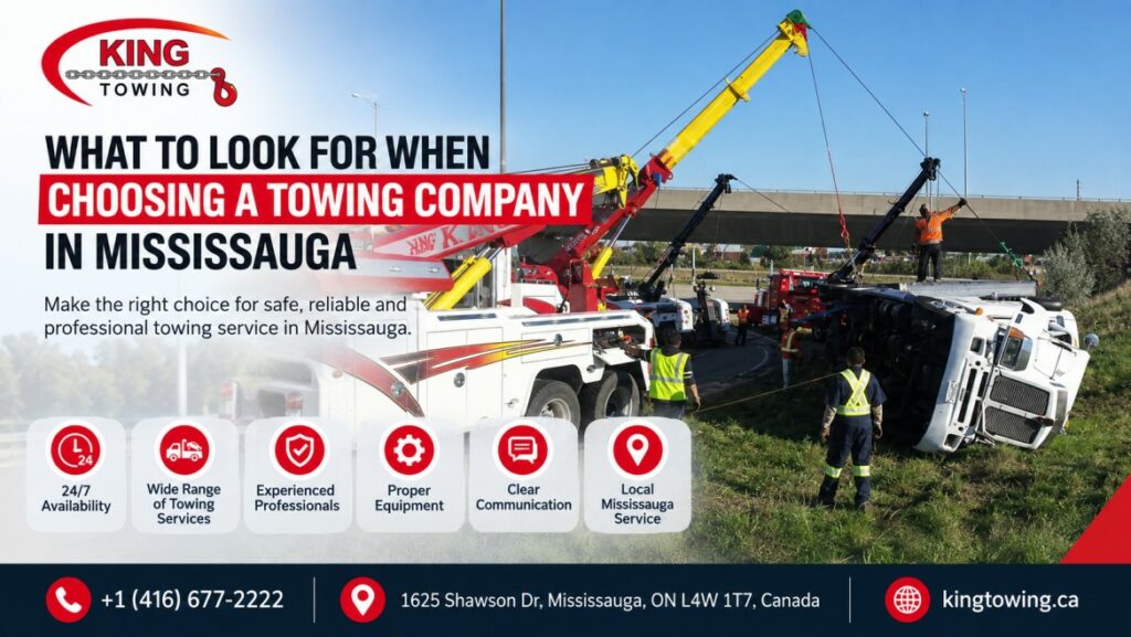 What to Look for When Choosing a Towing Company in Mississauga
